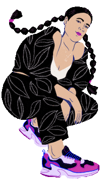 Girl Bossing Sticker by Leanne Van
