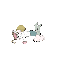 ennuicat cat girl illustration drawing Sticker