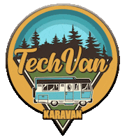 techvankaravan techvankaravan techvan karavan techvan Sticker