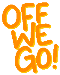 Off We Go Road Trip Sticker by eunicedenise