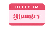 Hungry Comida Sticker