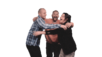 Celebrate Group Hug Sticker by TheHitsNz