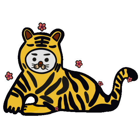 花 Spring Festival Sticker
