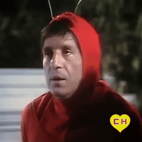 Scared El Chapulin Colorado GIF by Grupo Chespirito