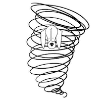 Zoom Hurricane Sticker