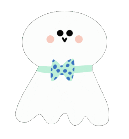 Halloween Ghost Sticker by Poca Poca Studio