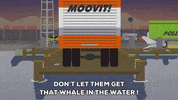 kyle broflovski moving truck GIF by South Park 