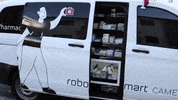 Robomart retail doors closing pharmacy GIF