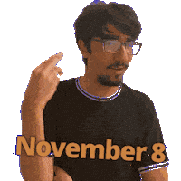 8Th Of November Sticker