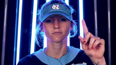 Carolina Unc Softball GIF by UNC Tar Heels