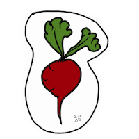 Vegetables Gardening Sticker by scholzydesign
