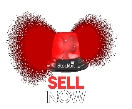 Stock Market Sell Sticker by Stockbit