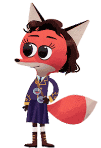 Cute Fox Sticker by Play Osmo