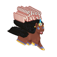 Unique Sticker by Afro Unicorn
