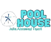 Poolhouse Sticker by Julia Almstead Team