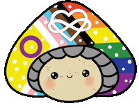 Rainbow Love Sticker by Strejfer