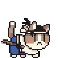 cat kitty Sticker by Eto