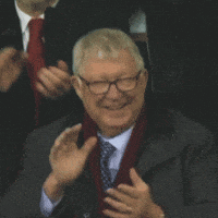 Happy Sir Alex Ferguson GIF