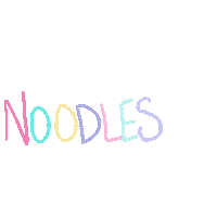 Noodles Sticker by Camp Cocker Rescue