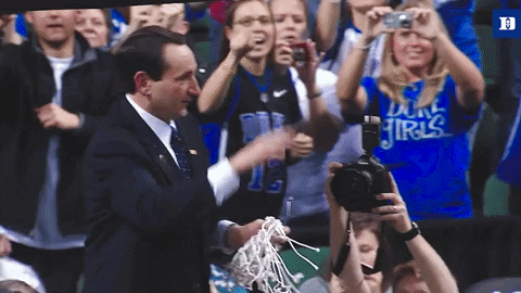 College Basketball Hoops GIF by Duke Men's Basketball