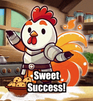 Baking Sweet Success GIF by Zorooster