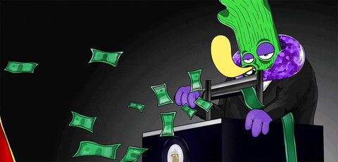 Make It Rain Money GIF by Bubblegoose Ballers