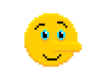 Sorry Pixel Sticker by PEEKASSO