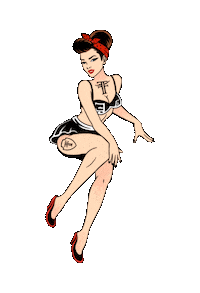 Sexy Girl Sticker by frisorworkshop