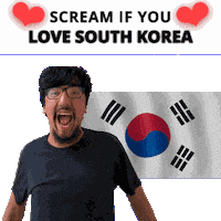 South Korea Sticker