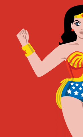 Wonder Woman Superwoman GIF by aaron frey
