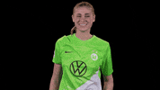 Happy Goal GIF by VfL Wolfsburg
