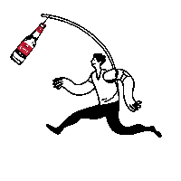 AmbarCervezas run motivation bar runner Sticker