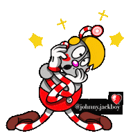 JohnnyJackboy reaction funny cute animation Sticker