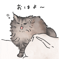 Cats Sleep Sticker by nune