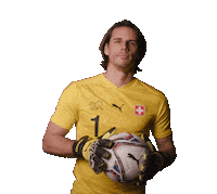 Yann Sommer No Sticker by Swiss Football Association
