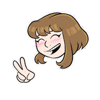 natachartt kawaii nya gaelle sdrer Sticker