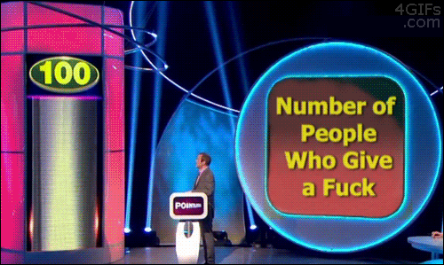 game show not a single fuck was given GIF