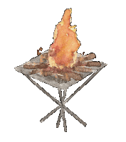 Fire Camping Sticker