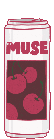 Black Cherry Soda Sticker by MyMuse