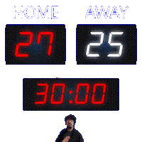 25 Away Sticker