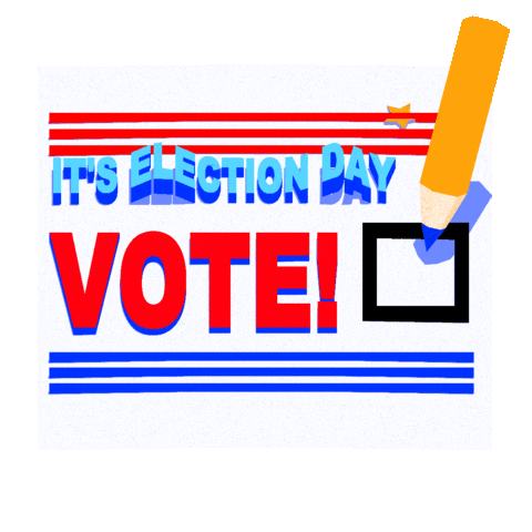 Election Day Vote Sticker by INTO ACTION