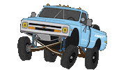 Racetruck Sticker by dirt design