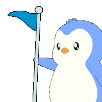 Still Alive Penguin Sticker by Pudgy Penguins