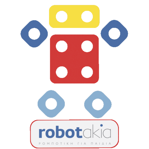 Robotakia school kids education robot Sticker