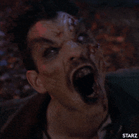 season 3 laugh GIF by Ash vs Evil Dead