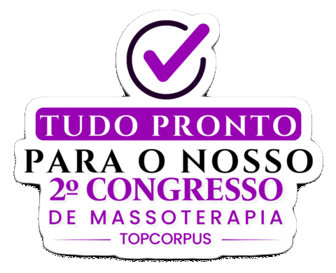 2 Congresso Topcorpus Sticker by Massagem TopCorpus