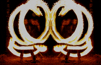 stereo_kontora fire 3d wiggle fireshow GIF