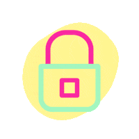 Privacy Lock Sticker by VismeApp