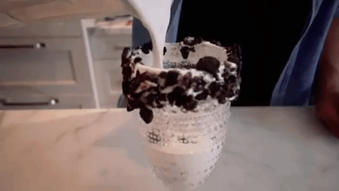 food porn milkshake GIF