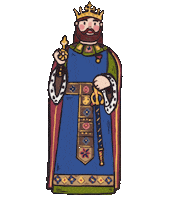 Santa Tecla Queen Sticker
